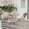 Flash Furniture Lourdes French Bistro 31.5in. Tbl, Natural/Wht PE Rattan, Glss Top w/2 Stck Chairs - Light Natural SDA-AD641012-80-2001-F-NATWH-LTNAT-GG - alternate 2